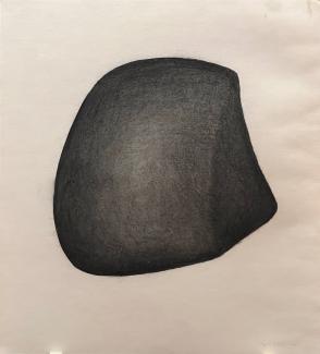 Kolteckning 5, 76 x 70 cm, 2000