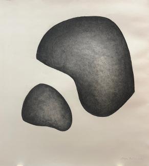 Kolteckning 4, 76 x 70 cm, 2000